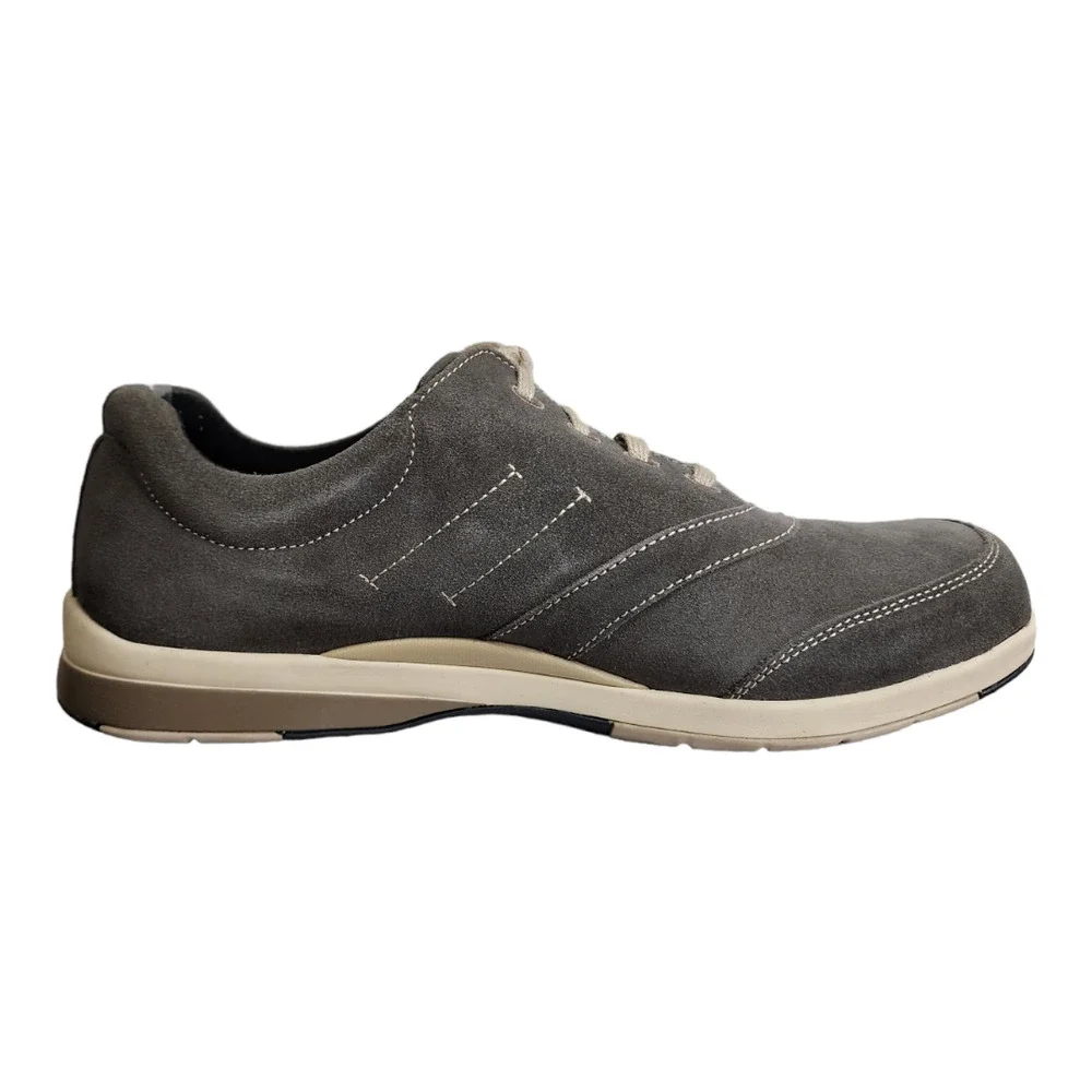 Drew Columbia Grey Suede Comfort Sneaker Wide Width WW 13